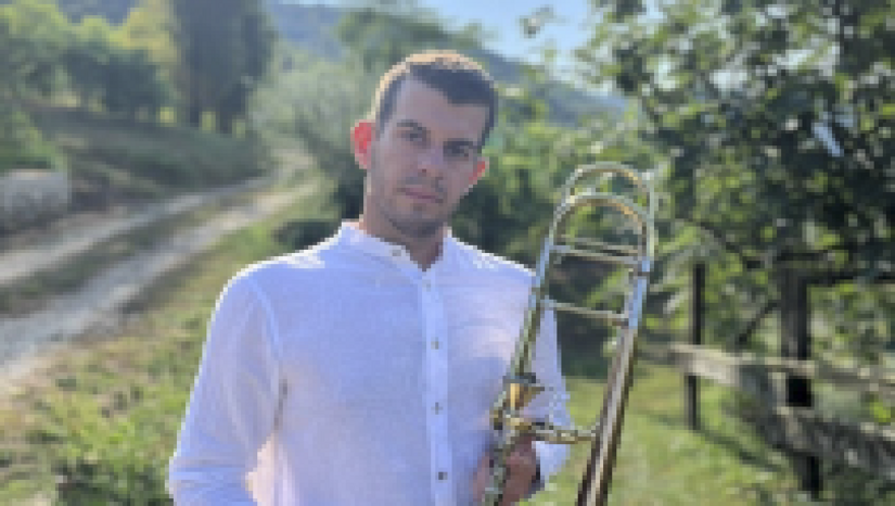 MASTERCLASS ΧΑΛΚΙΝΩΝ ΠΝΕΥΣΤΩΝ ΜΕ ΤΟΝ ΚΑΘΗΓΗΤΗ ΤΟΥ CONSERVATORIO “G. TARTINI” ΤΗΣ ΤΕΡΓΕΣΤΗΣ (ΙΤΑΛΙΑ), NICOLA DAMIN 